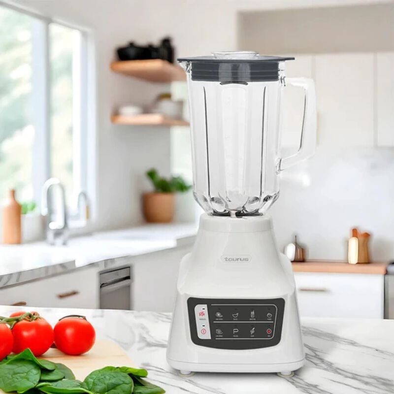 Licuadora Potenza Comfort Vidrio 1.5l 750w Blan... image number null
