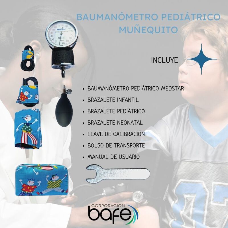 Bauman&oacute;metro Aneroide 3 En 1 Infantil, Pedi&aacute;tri... image number null