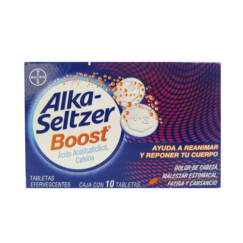 Alka-seltzer Boost 10 Tabletas Efervescentes image number null