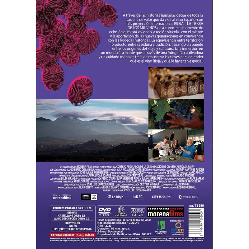 Rioja, La Tierra De Los Mil Vinos [dvd] (2023) image number null