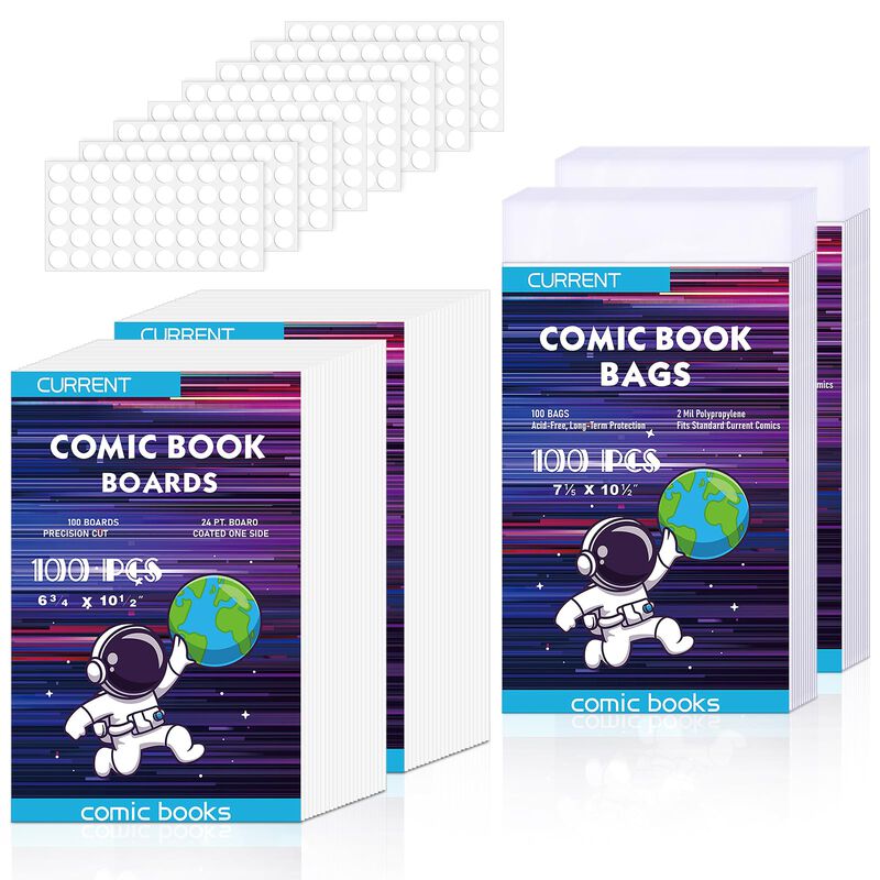 Bolsas Para C&oacute;mics Yscare Paquete De 200 (18 cm... image number null
