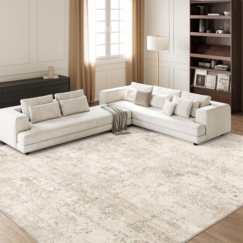 Alfombra Lavable Art&tuft Tpr53, Color Beige, 2... image number null