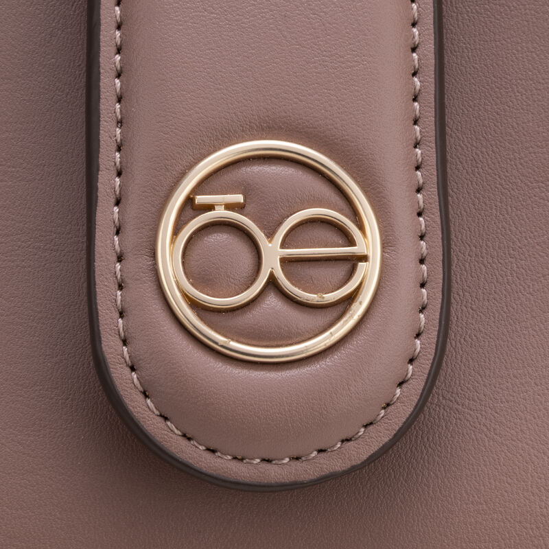 Bolsa Satchel Grande Con Mascada Color Rosa image number null