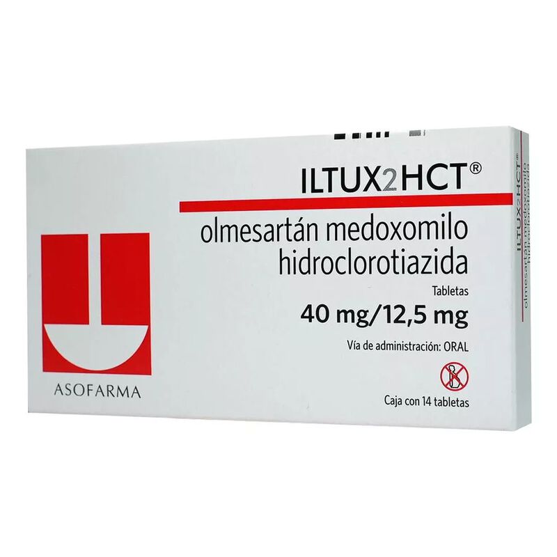 Iltux2hct Tabletas 40/12,5 Mg, 14 Tabletas image number null