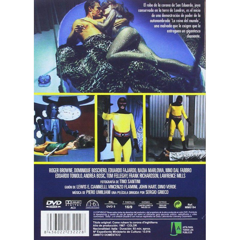 Argoman - Asalto A La Corona De Inglaterra [dvd... image number null