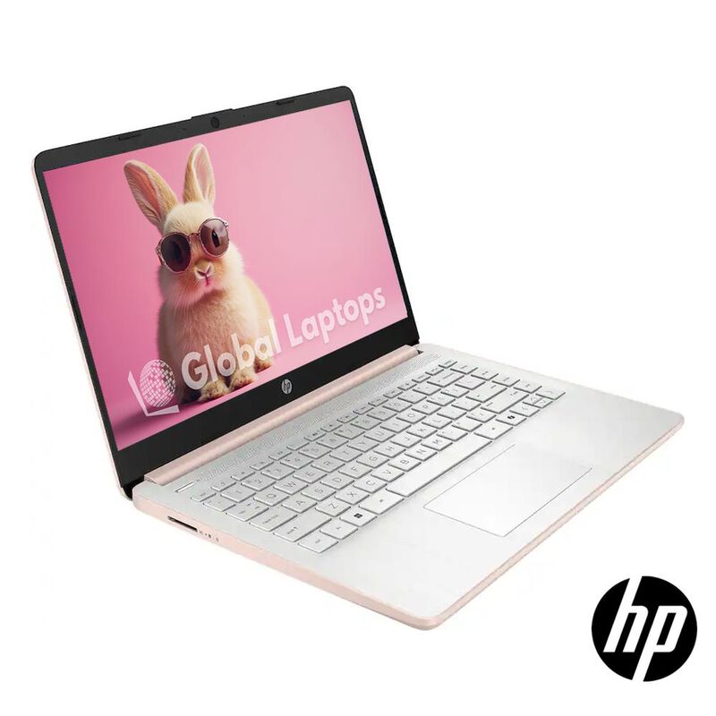 Laptop Hp Pink Intel N150 128gb Ufs 4gb Ram 14 ... image number null