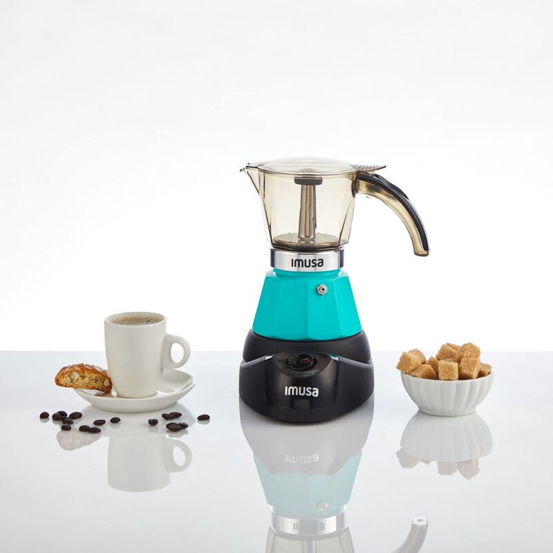 Cafetera El&eacute;ctrica Imusa Para 2 O 3 Tazas, Colo... image number null