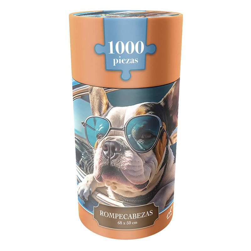 Rompecabezas de Perro Paseando en Coche 1000 Pi... image number null