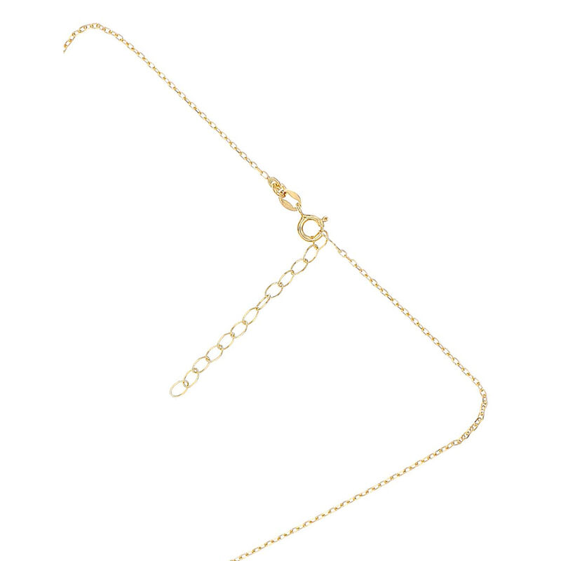 Gargantilla Con Cadena De Plata Dorada 925 Con ... image number null