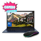 Combo Laptop Asus Vivobook 14" Core I5 512gb 16gb Ram Azul X1404vap-v14 + Mouse Bluetooth