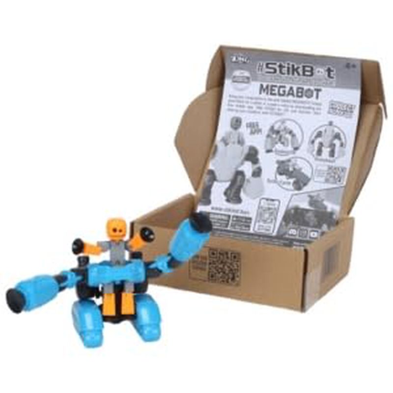 Figuras De Acci&oacute;n Zing Stikbot Megabots Blue Av... image number null