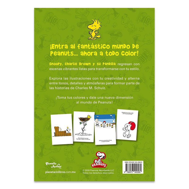 Peanuts. Snoopy Ama Dibujar. A Color, De Peanut... image number null