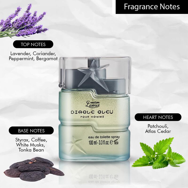 Eau De Toilette Spray Creation Lamis Diable Ble... image number null
