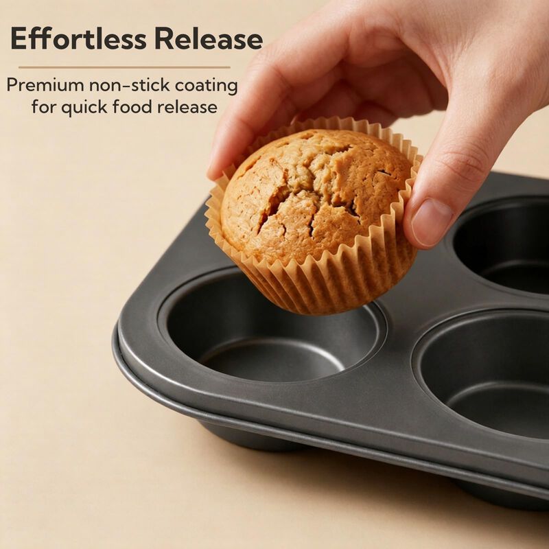 Molde para Muffins Artcochan, 2 unidades de 6 c... image number null