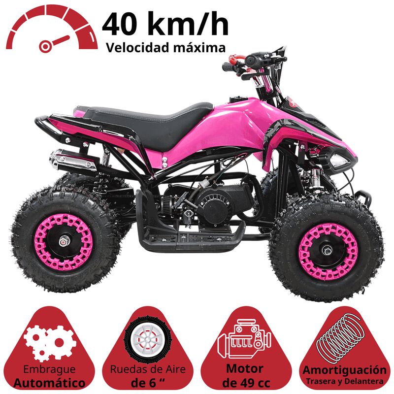 Cuatrimoto a Gasolina 49 cc 2T Arranque Manual ... image number null