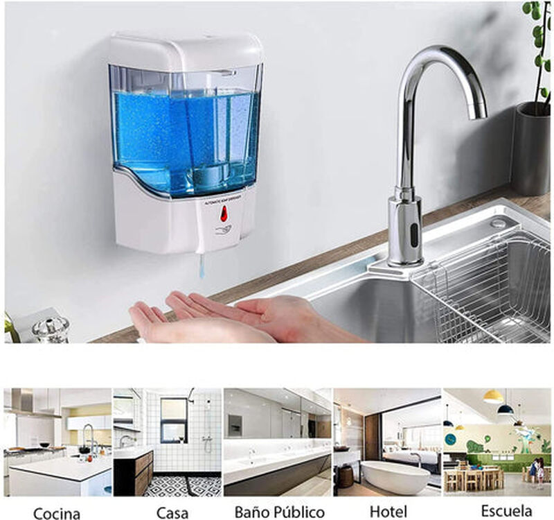 Dispensador de Jab&oacute;n&nbsp;Brandtrendy Autom&aacute;tico 700... image number null