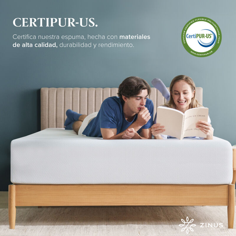 Zinus | Colch&oacute;n Individual Memory Foam 30 Cm Su... image number null