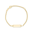 Esclava De Oro Amarillo De 14K (12+3 Cm)