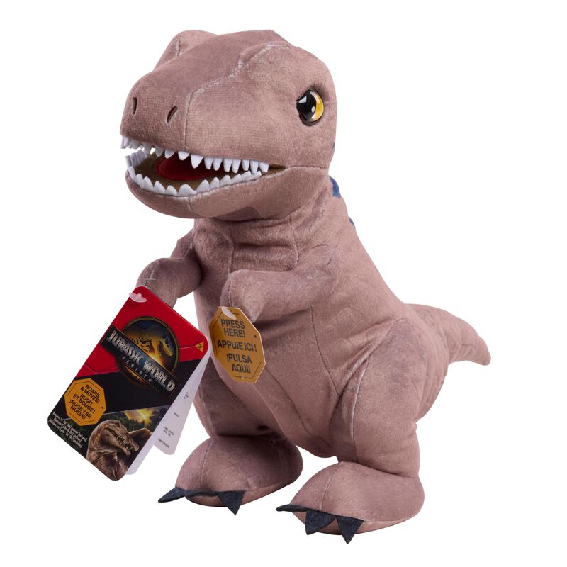 Jurassic World Peluche De Dinosaurio T-rex Rugi... image number null