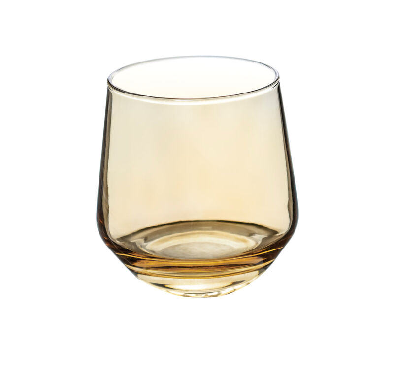 Set De 6 Vasos Transparentes Ambar - 370 Ml image number null