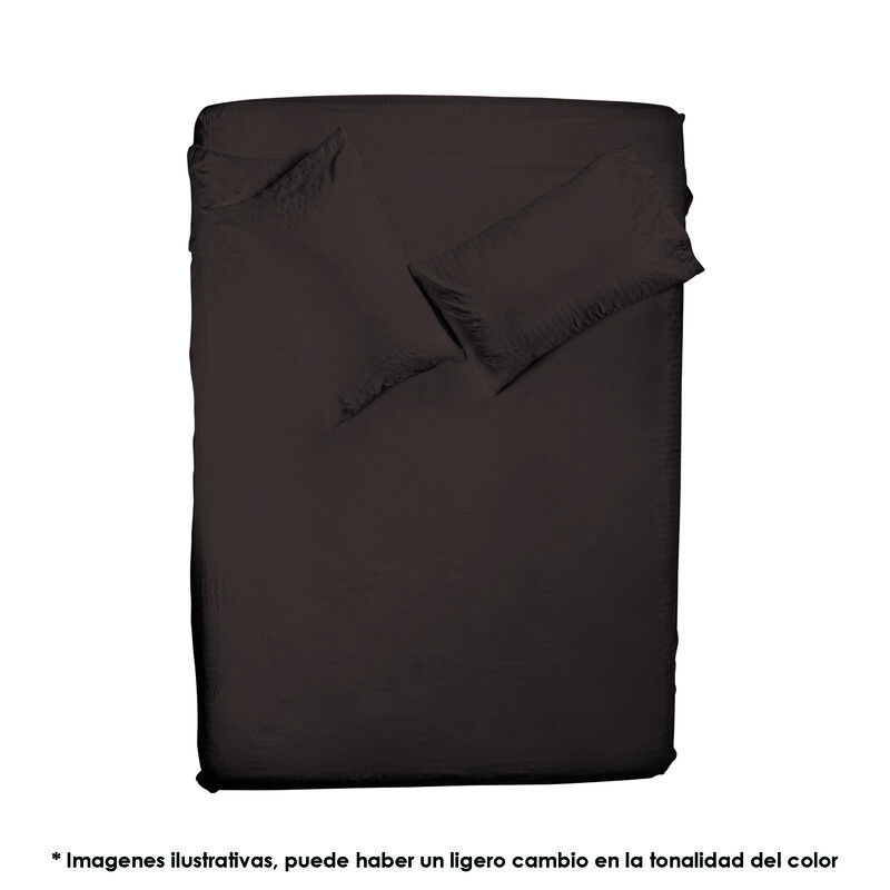 Juego de Sabanas Tacto Seda Matrimonial 3 pzas ... image number null