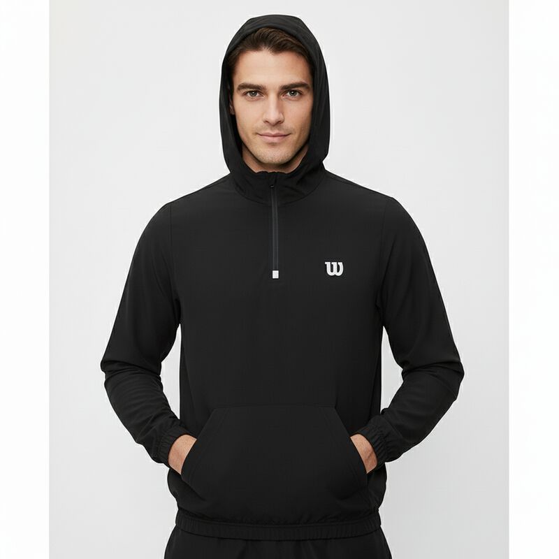 Chamarra Wilson Para Hombre Negro Gd image number null