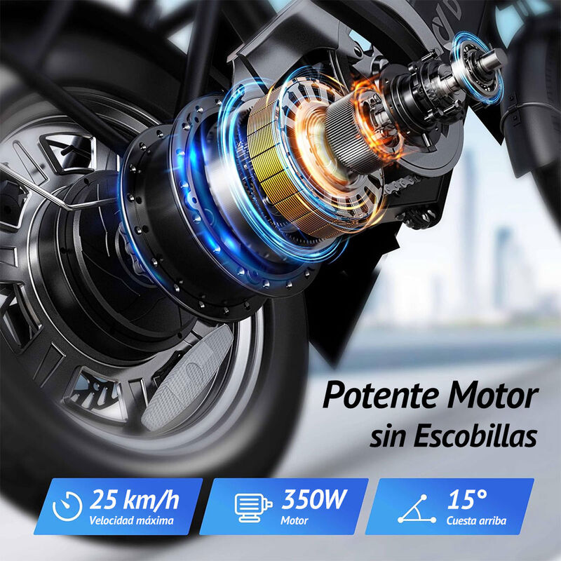 Bicicleta Eléctrica DYU C3 de 14” 25km/h E-Bike... image number null