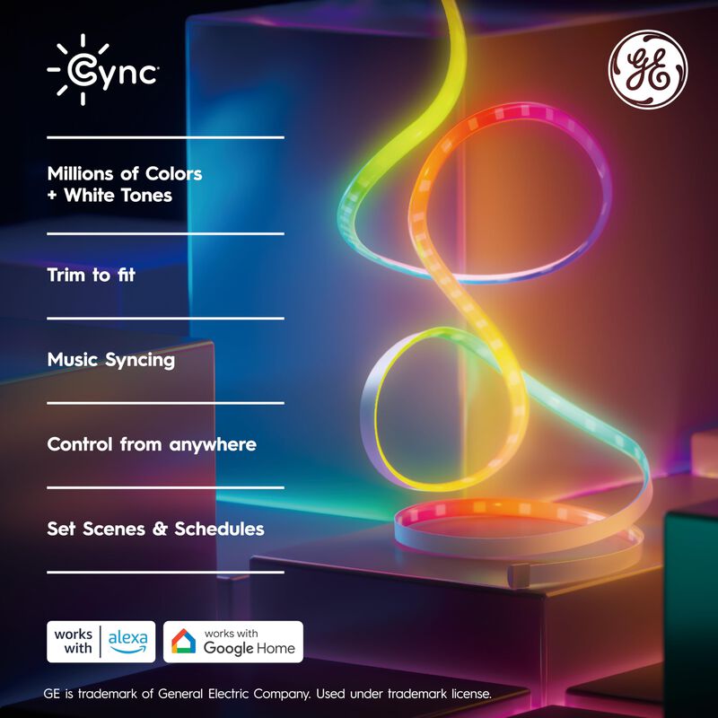 Tira De Luz Led Inteligente Ge Cync Dynamic Eff... image number null