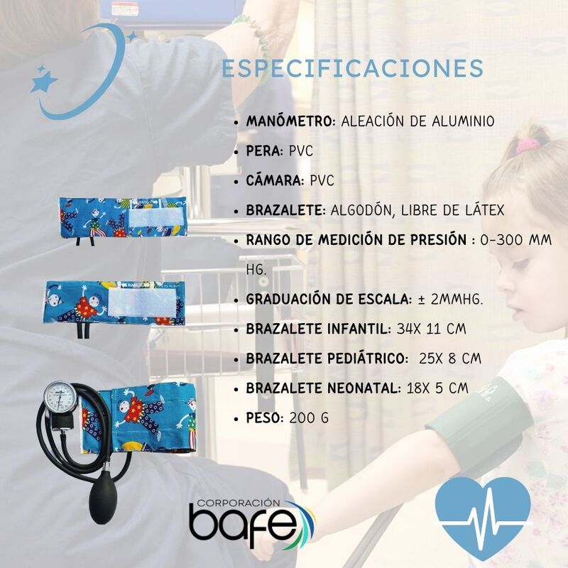Bauman&oacute;metro Aneroide 3 En 1 Infantil, Pedi&aacute;tri... image number null
