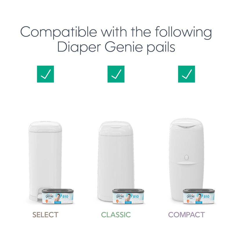 Recambio Cuadrado Jumbo De Diaper Genie Para 81... image number null