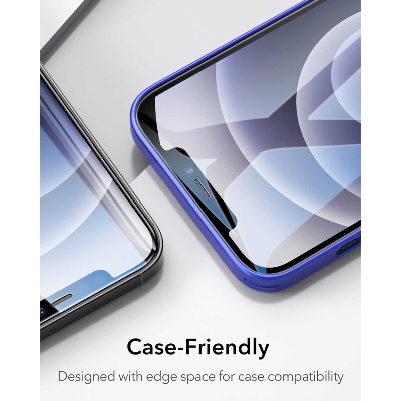 Mica Vidrio Esr Para iPhone 12 Y 12 Pro (2 Piez... image number null