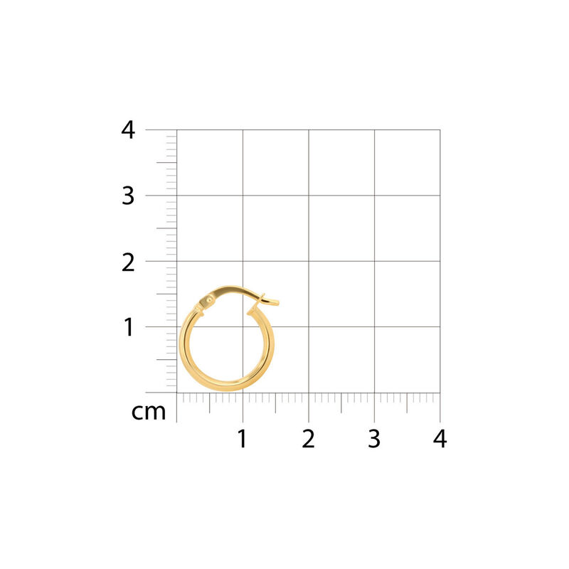 Arracadas De Oro Amarillo 10K (10Mm Aprox) image number null