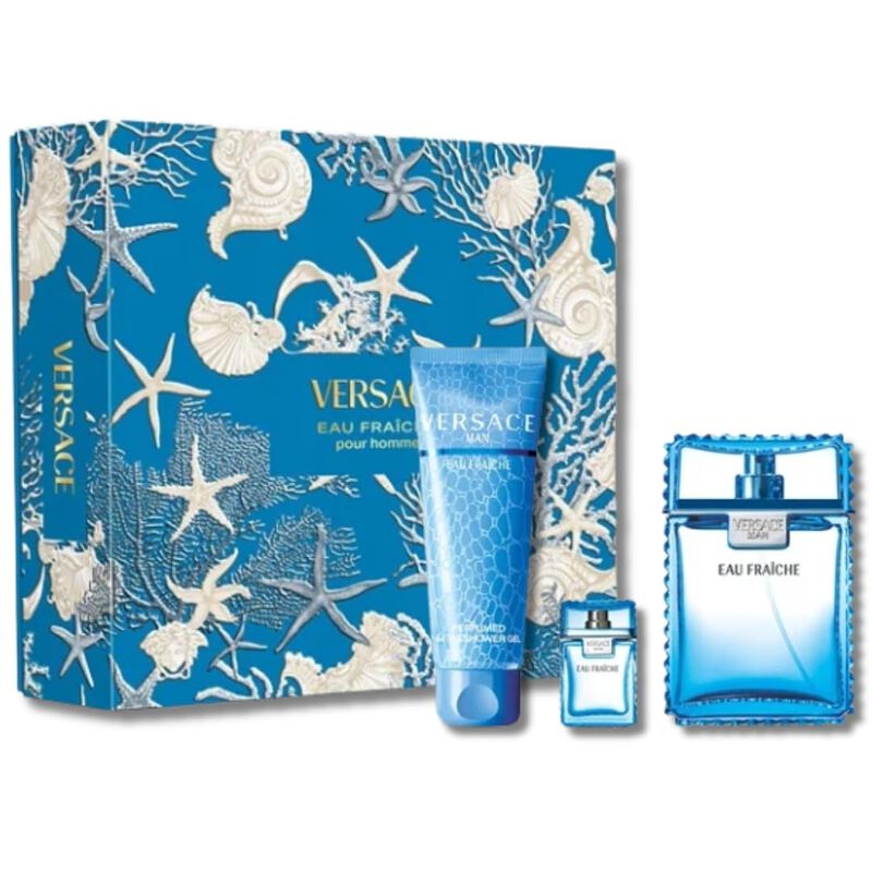 Set De Perfume Versace Man Eau Fraiche Para Hom... image number null
