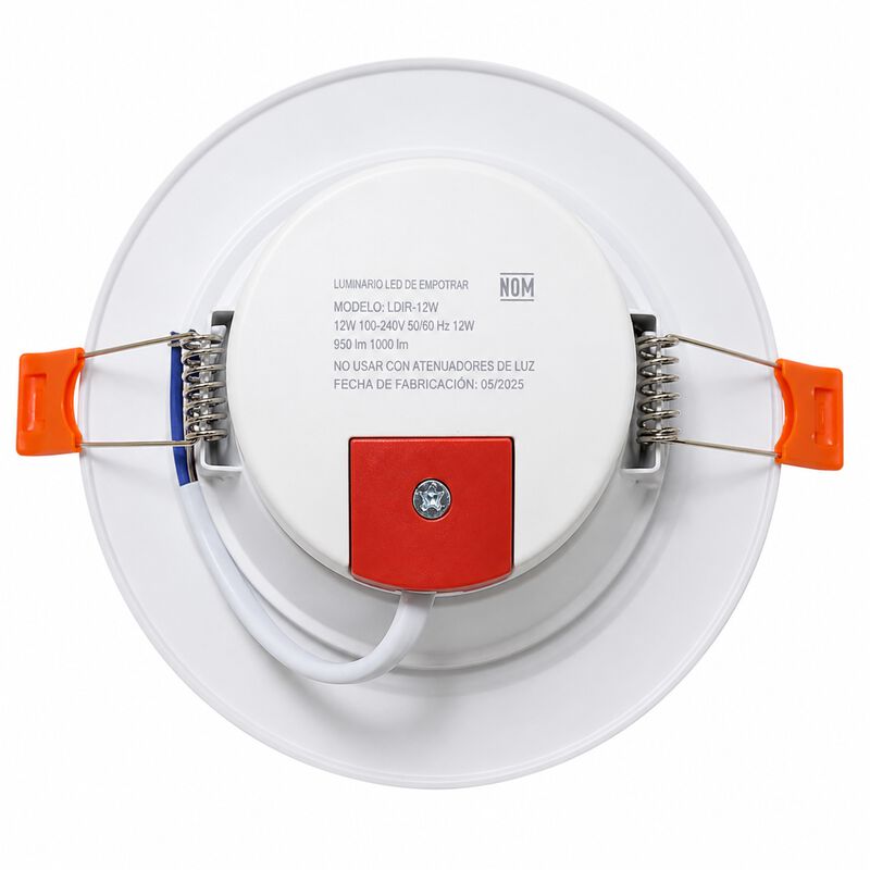 Lum Led Bote Int Alum 12w 120 240v Pulg 3000k 1... image number null
