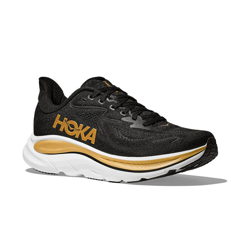 Tenis Hoka para Mujer Clifton 10 Negro-Dorado image number null