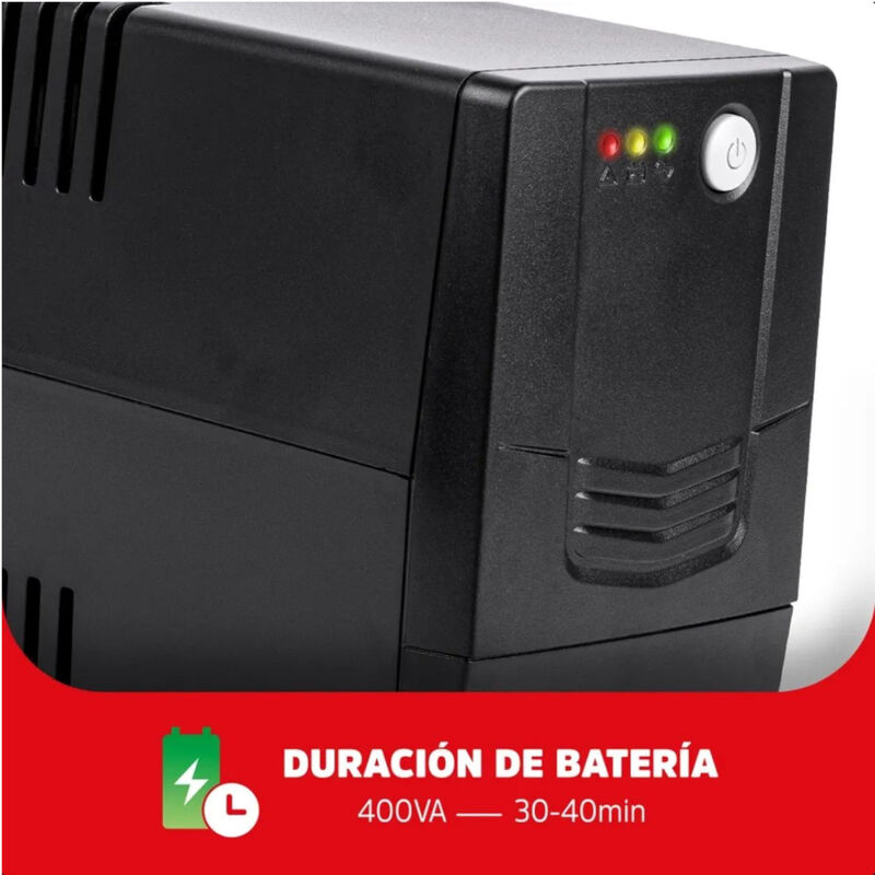 No Break Regulador Energizer 400va/240w, 6 Cont... image number null
