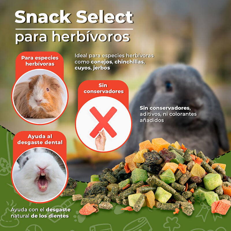 Redkite Snack para Herbivoros Conejo, Cuyo, Chi... image number null