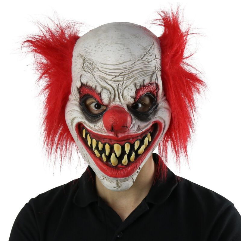 M&aacute;scara De L&aacute;tex Fantasyparty Para Payaso Terro... image number null
