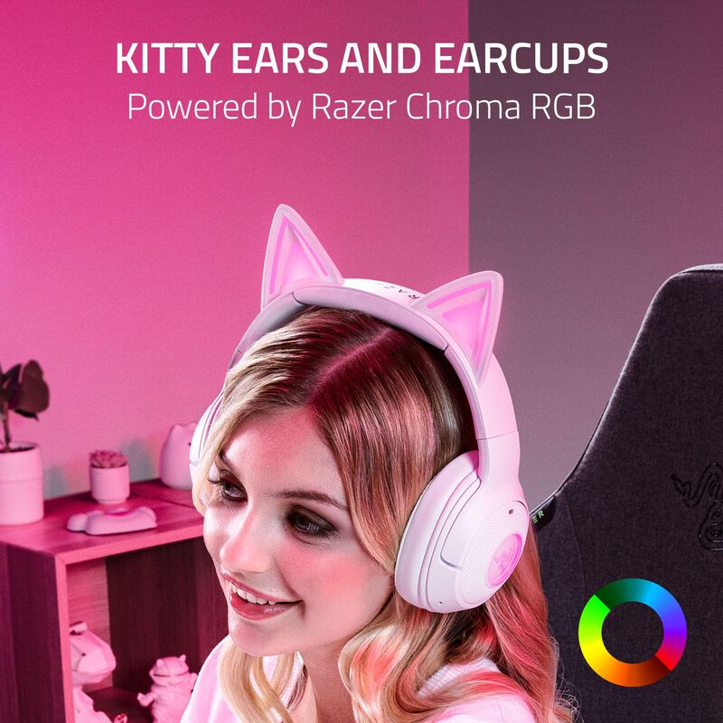 Auriculares Razer Kraken Kitty V2 Bt Inal&aacute;mbric... image number null