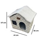 Casita Cama Para Gato 41 X 35 X 47 Cm