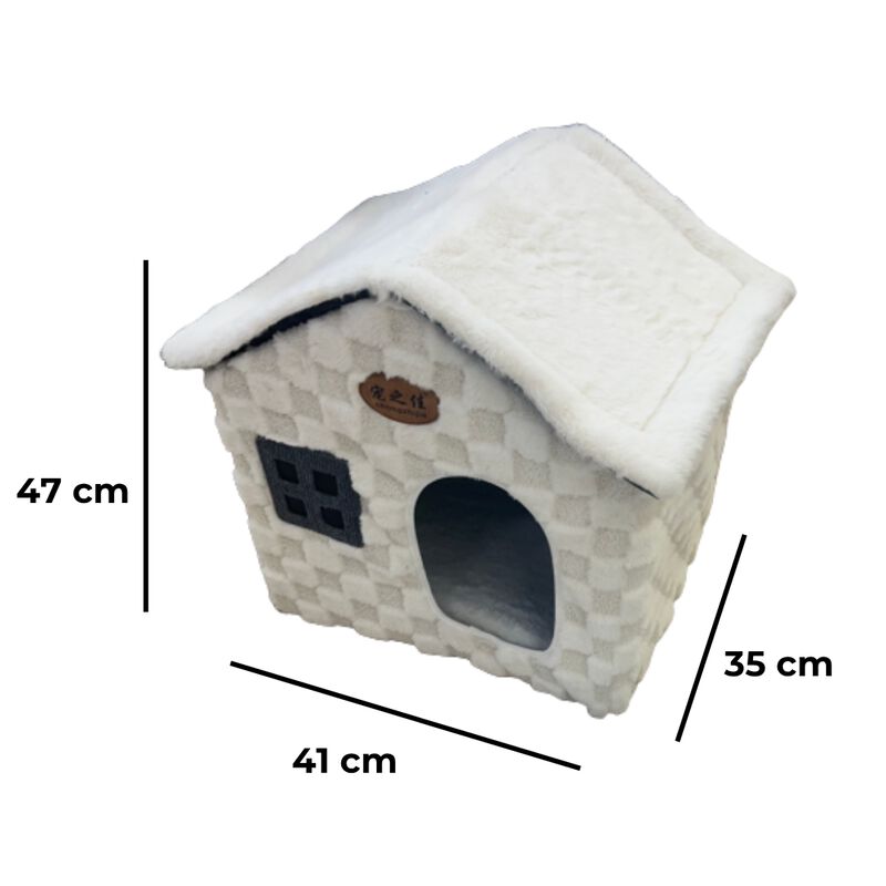 Casita Cama Para Gato 41 X 35 X 47 Cm image number null