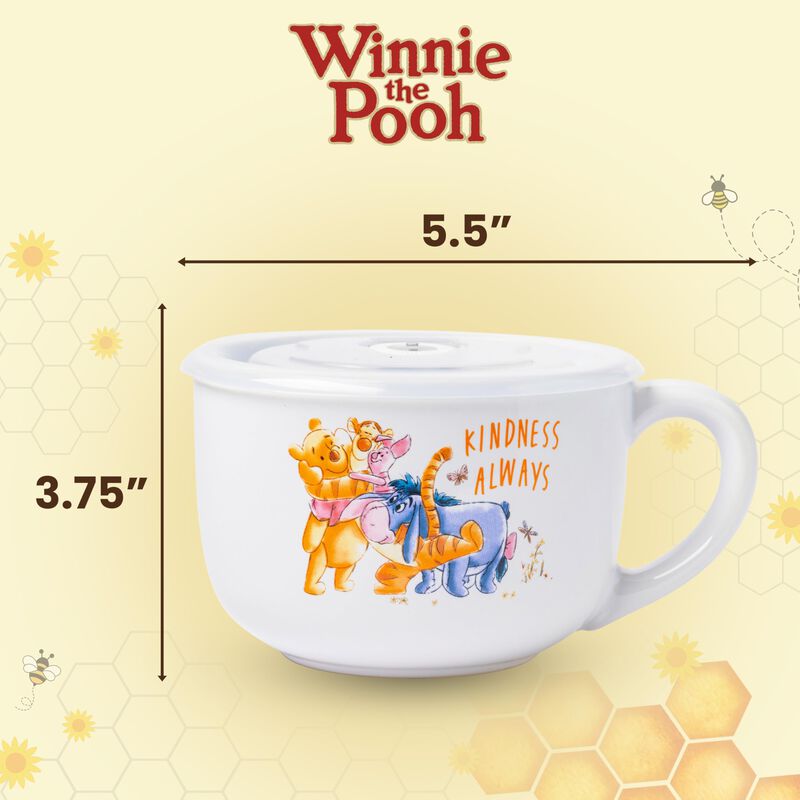Taza Para Sopa Silver Buffalo 680 ml Winnie The... image number null
