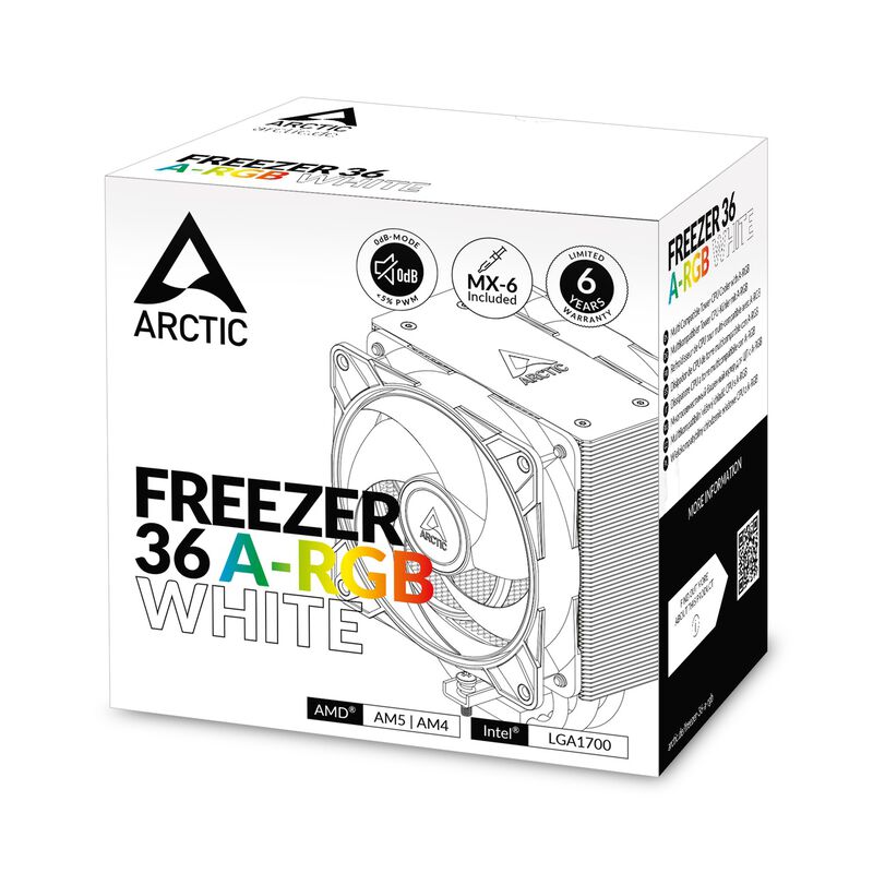 Arctic Disipador Freezer 36 A-rgb (white) image number null