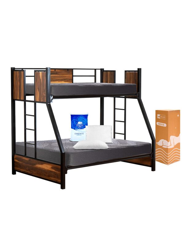 Set  Rec&aacute;mara Rony Litera Doble+ 2 Colchones en... image number null