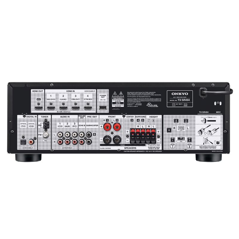 Receptor Tx-Sr494  A/V De 7.2 Canales Con Bluet... image number null