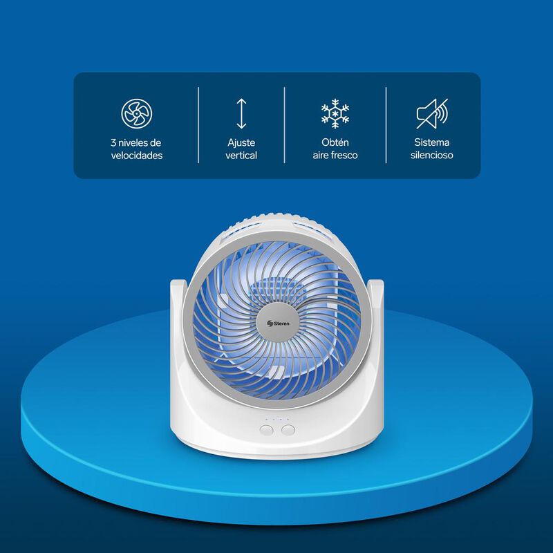 Ventilador con enfriador de aire y luz LED, par... image number null