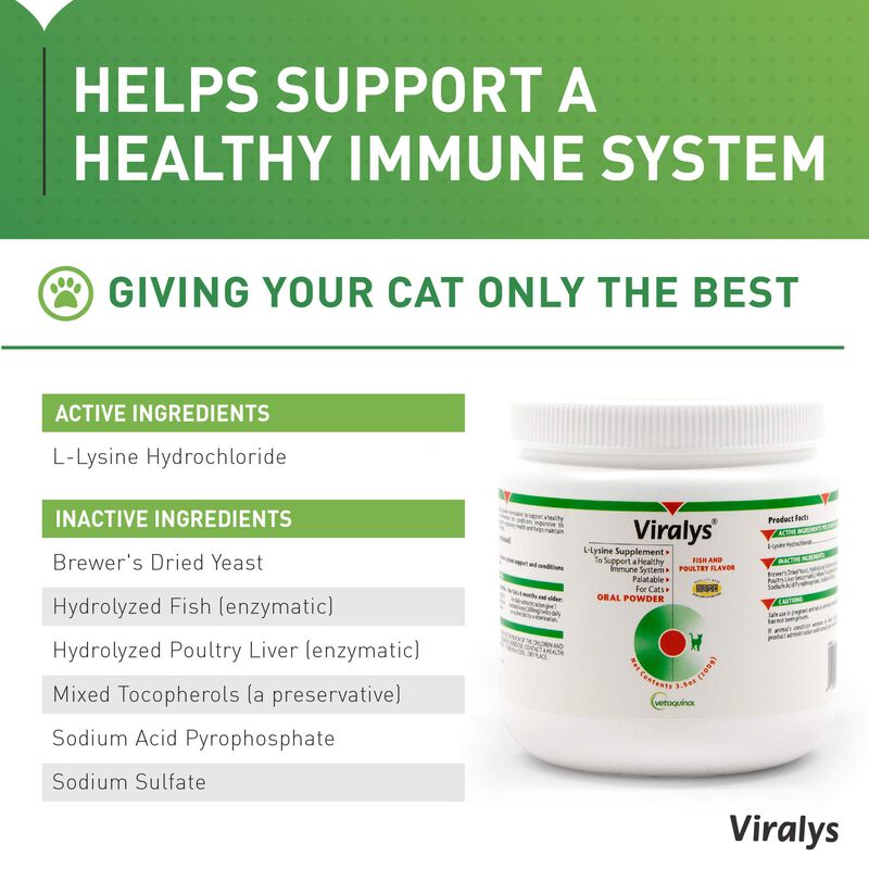 Suplemento Vetoquinol Viralys Daily L-lisina En... image number null
