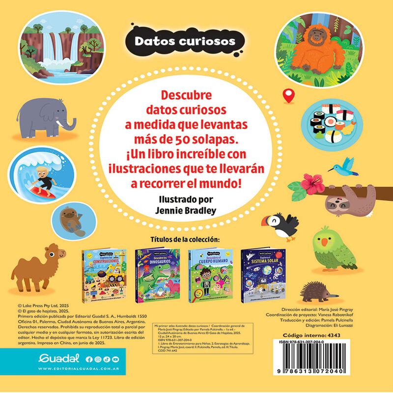 Mi Primer Atlas Ilustrado. Datos Curiosos, De G... image number null