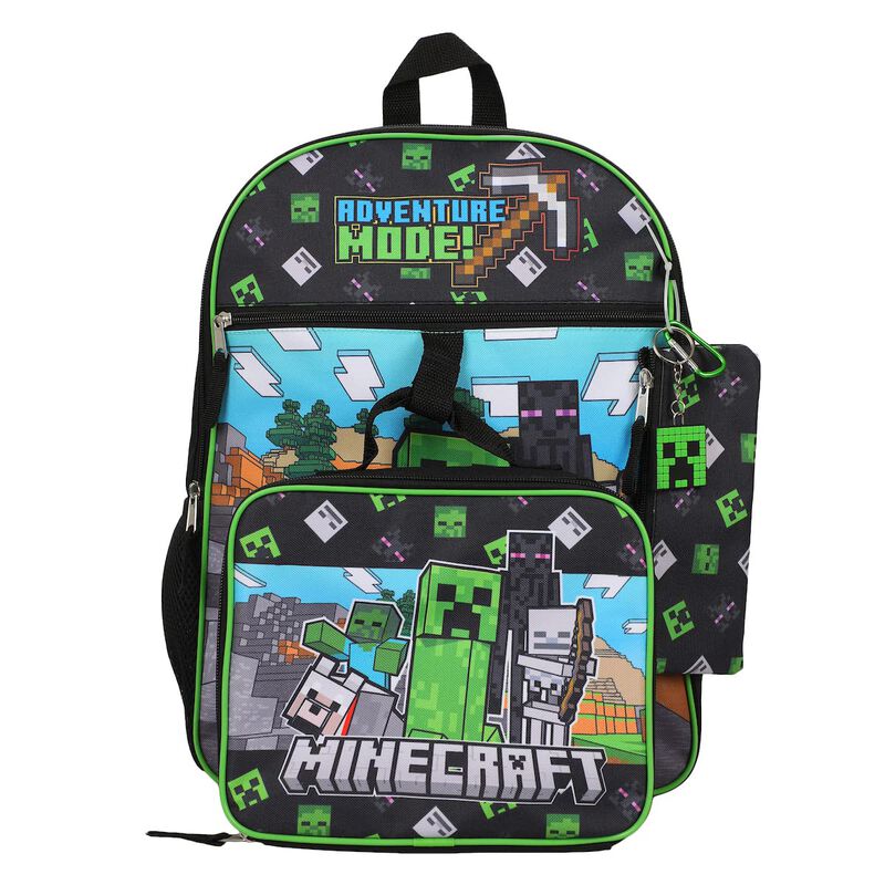 Set Escolar Bioworld Minecraft De 5 Piezas: Moc... image number null