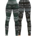 Set De 2 Leggings De Mujer Mayones De Dama Deportivas Lic-0159 Dos Colores Mallones Stretch